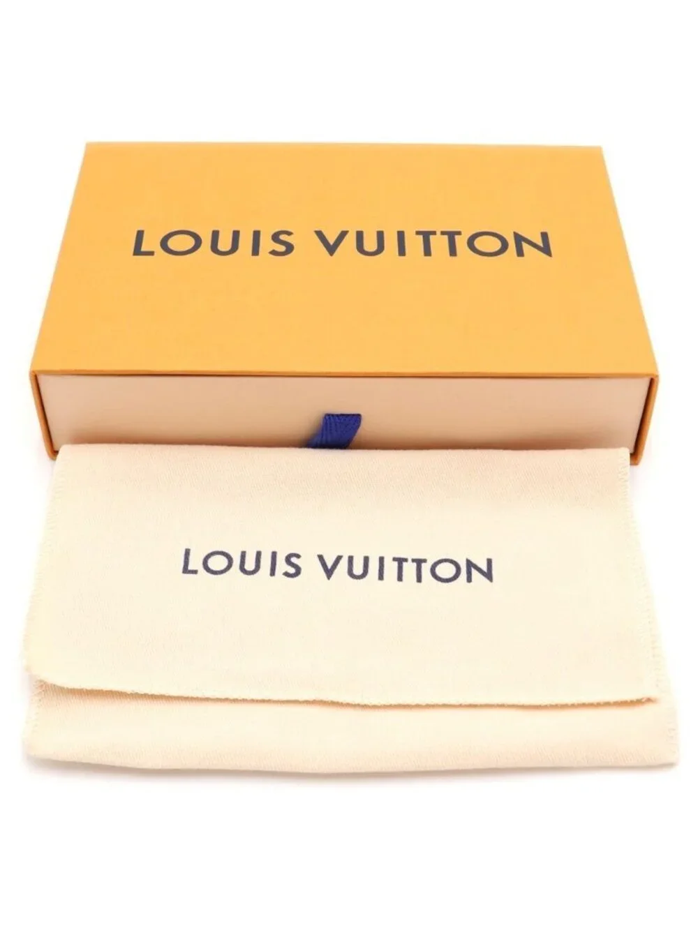 Louis Vuitton LV Aloe Gram Card Case Leather Mini Wallet Light Green Khaki Beige